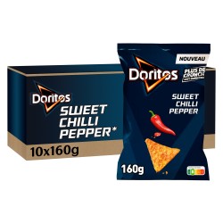 DORITOS SWEET CHILLI PEPPER 10X160G