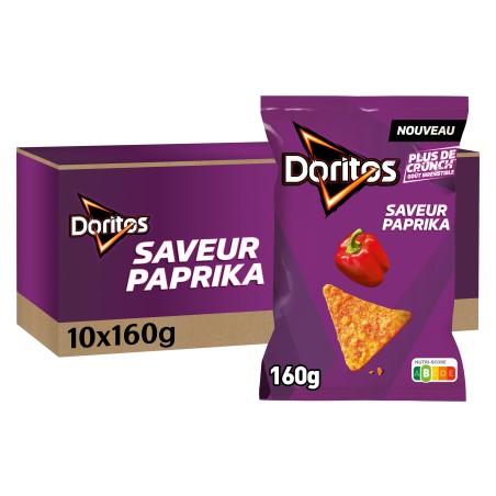 DORITOS SAVEUR PAPRIKA 10X160G