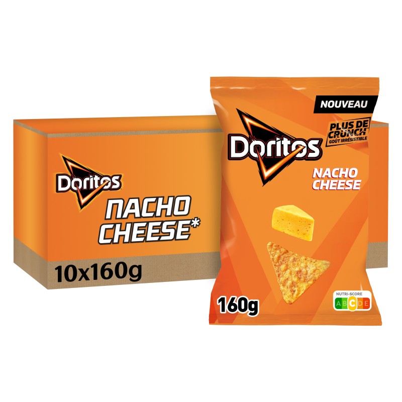 DORITOS NACHO CHEESE 10X160G