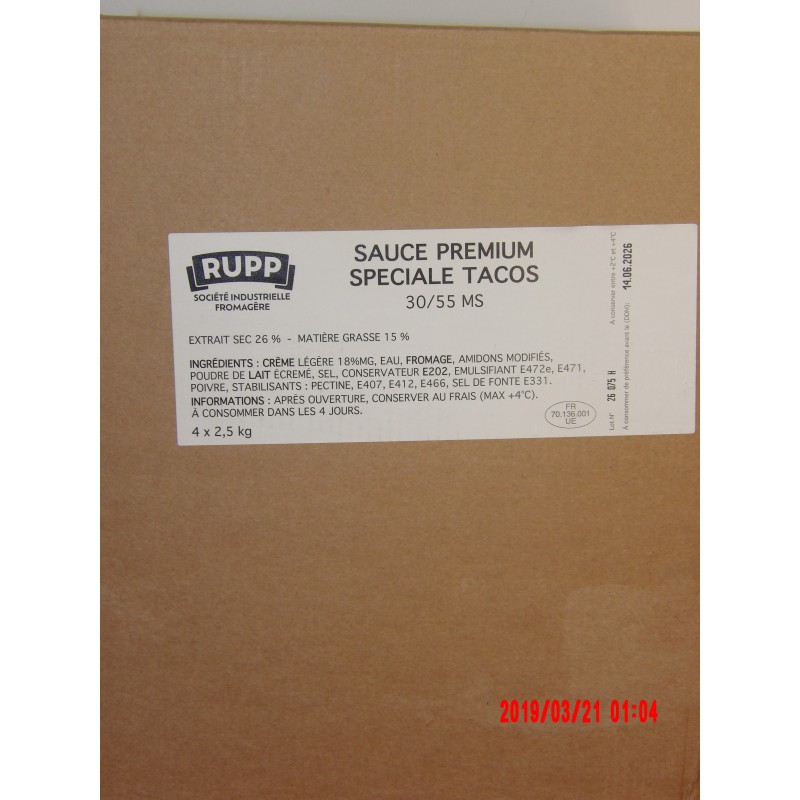 SAUCES TACOS 10 lt