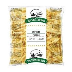 MCCAIN EXPRESS SALTED FRIES 9/9 4X2.5KG