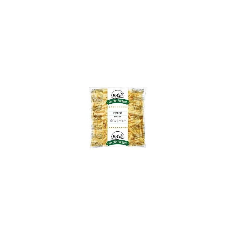 MCCAIN EXPRESS SALTED FRIES 9/9 4X2.5KG