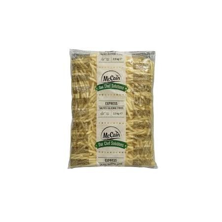 MCCAIN EXPRESS SALTED FRIES 6/6 4X2.5KG
