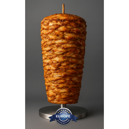 Kebab Poulet Surgelé - Viande de Qualité Pro pour Restaurateurs